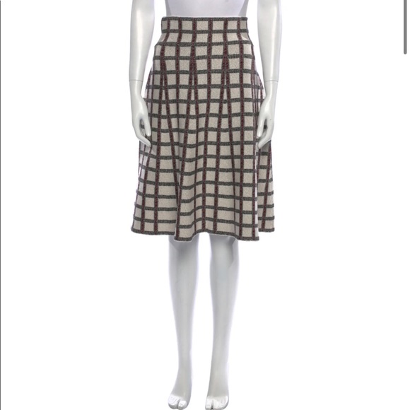 10 Crosby Derek Lam plaid midi skirt - Picture 4 of 4